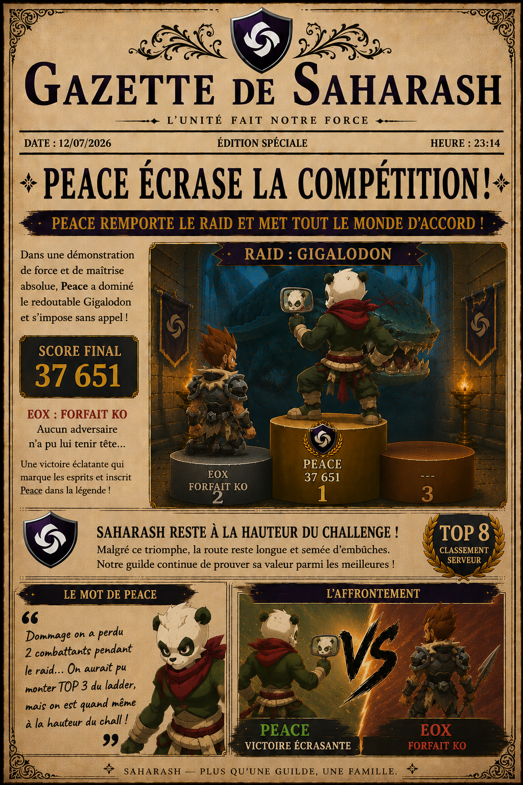 Couverture du numéro 04 de la Gazette Saharash