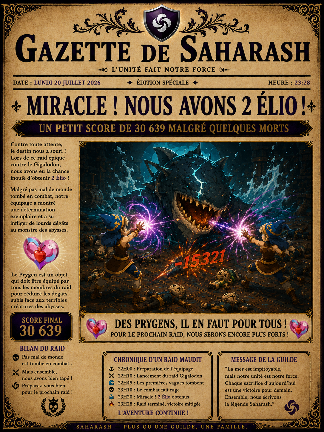 Couverture du numéro 06 de la Gazette Saharash